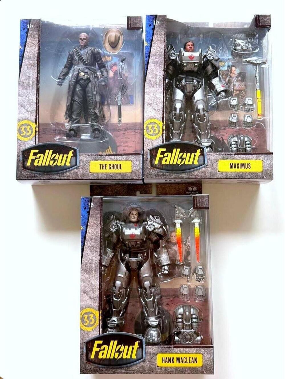 FALLOUT McFarlane TOYS: Maximus, The Ghoul, Hank Maclean (2025) Deluxe Action